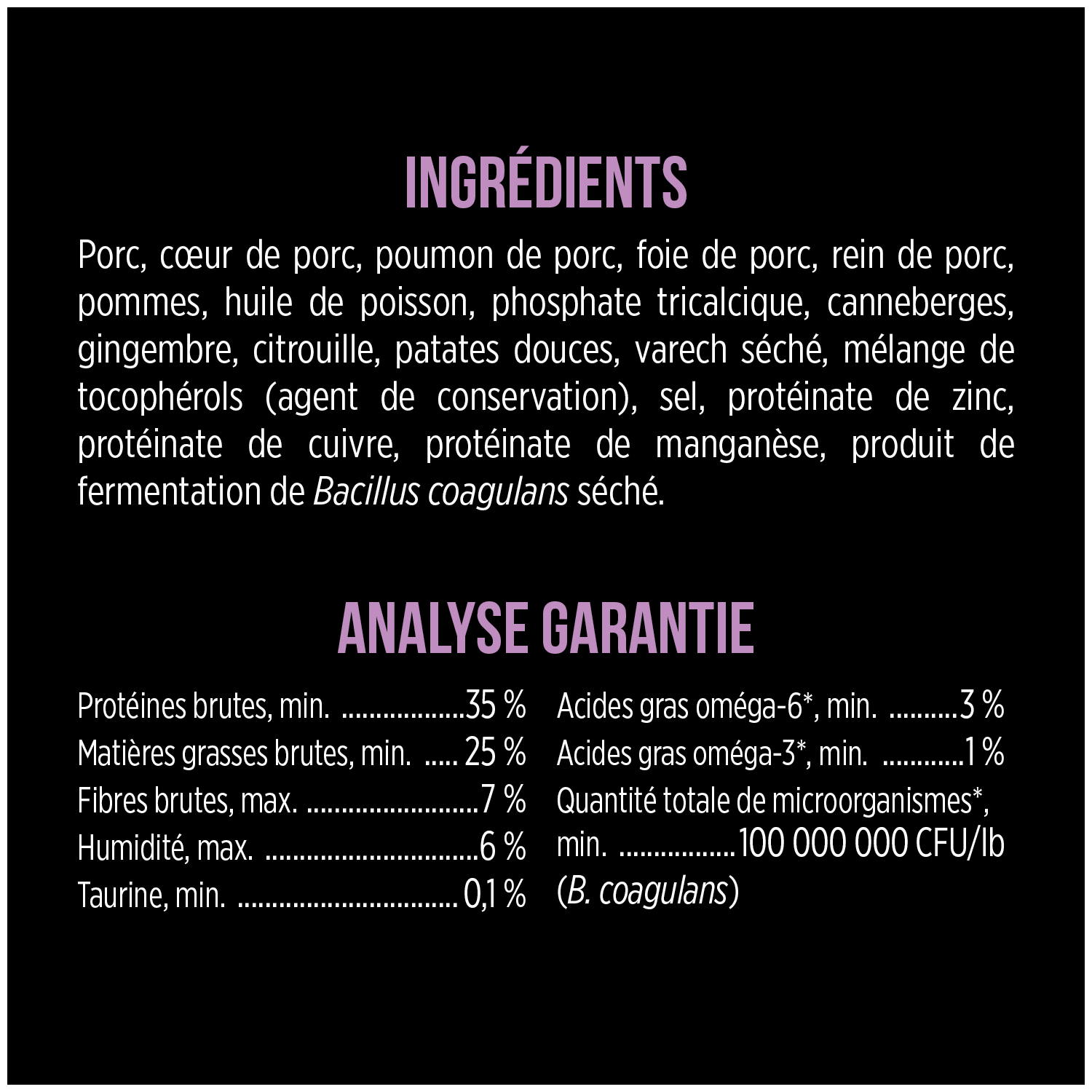 Nutrience SUBZERO, Cru Séché à Froid pour Chien au Porc – Image 6
