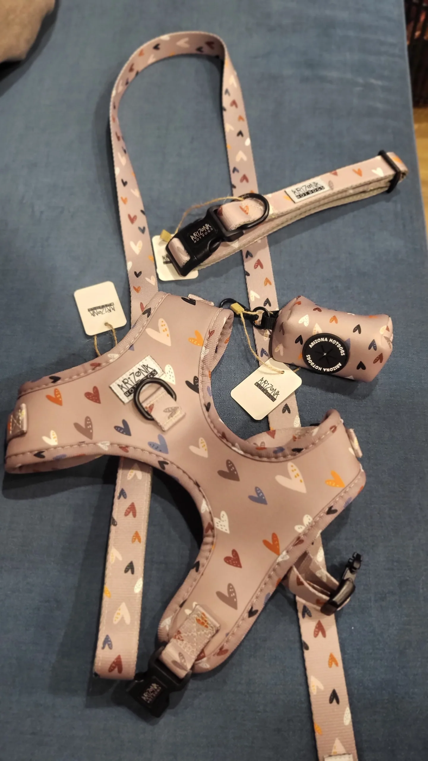 Collier en nylon à motifs pour chien - Sweet Love – Image 2