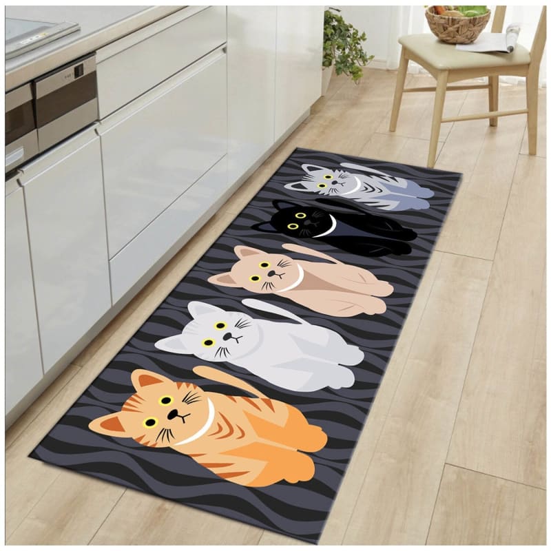Tapis de cuisine antidérapant chatons mignons KARPETKAT™ – Image 3